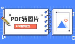 如何使用PDF编辑器将PDF文件转为图片？